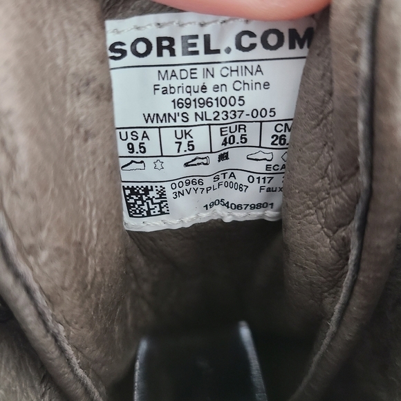 SOREL Conquest wedge hiking boots Kettle Aviation Size 9.5 - Picture 13 of 13